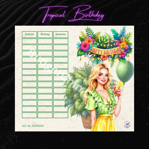 Tropical Birthday