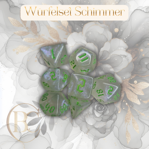 Würfelset Schimmer