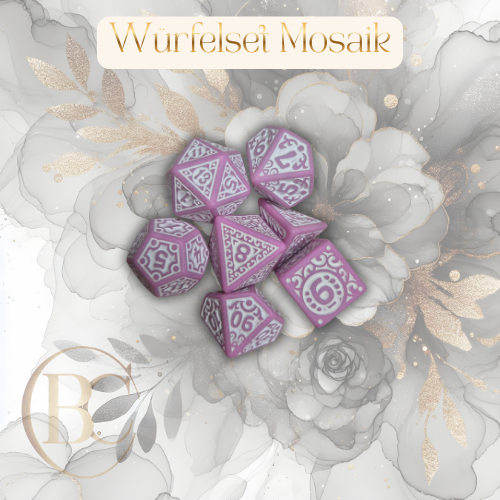Würfelset Mosaik