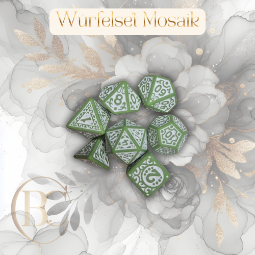 Würfelset Mosaik