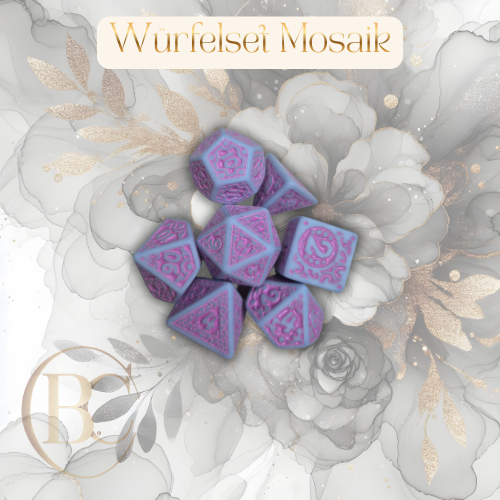 Würfelset Mosaik