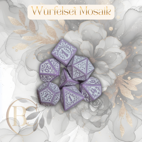 Würfelset Mosaik